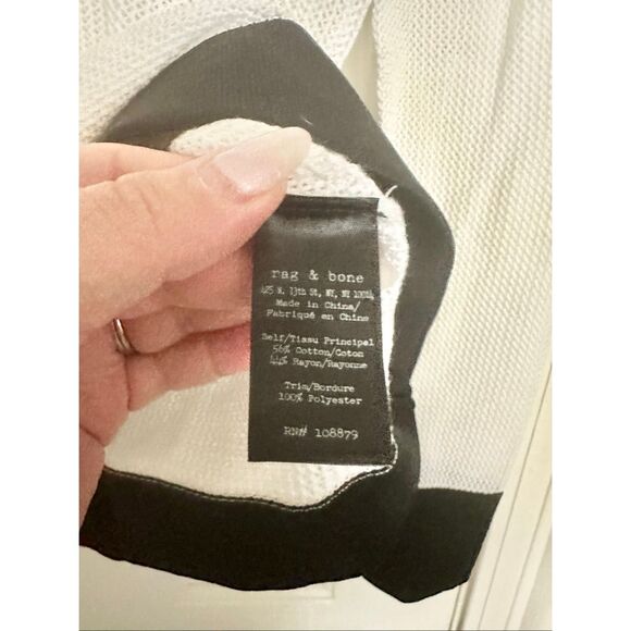 rag & bone / Jean Shea Long-sleeve Mesh Top size XXS - Picture 11 of 11